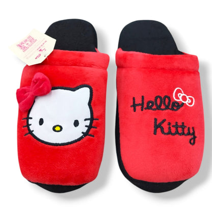 Pantuflas Animadas Térmicas Cartoon Hello K Roja