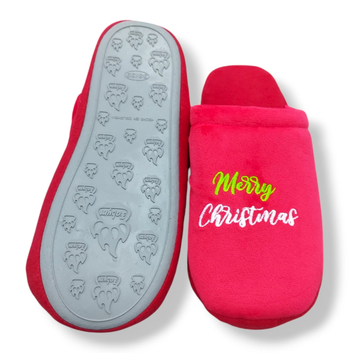 Pantuflas Animadas Térmicas Cartoon  Reno Navideño