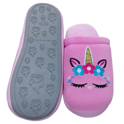 Pantuflas Animadas Térmicas Cartoon Unicornio